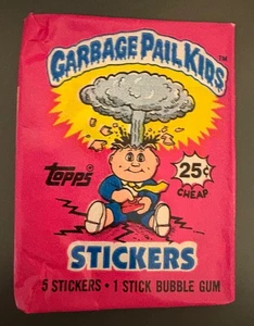 1985-86 Vintage Garbage Pail Kids 5 Wax Wrappers OS 1st-5th Series + 2003 ANS 1 - Picture 1 of 6