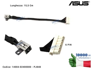 Connettore DC Power Jack PJ848 ASUS PU551 PU551L PU551LA PU550CA PU551LD [15,5 c - Picture 1 of 1