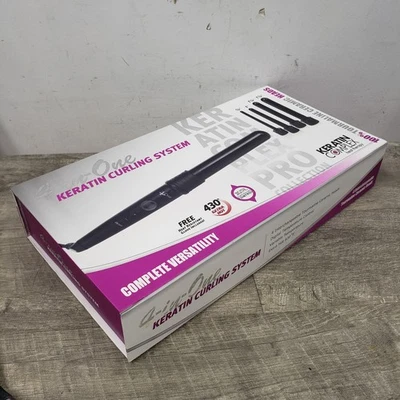 *Open Box* Keratin Complex PRO 4-in-One Heat Therapy Curling System - KERA-4N1 - Image 1 of 4