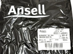 Ansell AlphaTec™ 55-301 Neoprene Isolator Gloves 7N2028A SIZE 9/L **NEW** - Picture 1 of 6