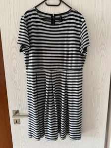 DAMEN  Kleid 👗 Kleid💙🩶 blau/grau gestreift 🤍XL - Bild 1 von 8