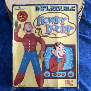 HOWDY DOODY 1988' Vintage 42" RARE FIND !! NRFB NEW INFLATABLE, RUBBER HEAD - Picture 1 of 9