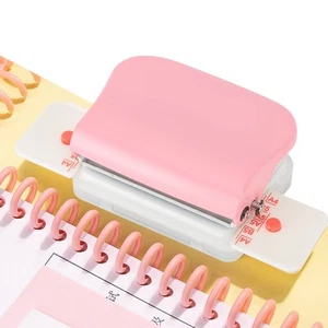 6 Hole Punch, Loose Leaf Paper Puncher for A4/A5/B5 Size, Portable Handheld M... - Picture 1 of 9