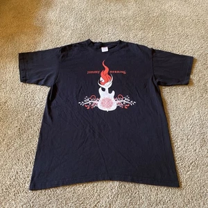 Widespread Panic Jimmy Herring Guitar black T Shirt Large L Anvil - Picture 1 of 5