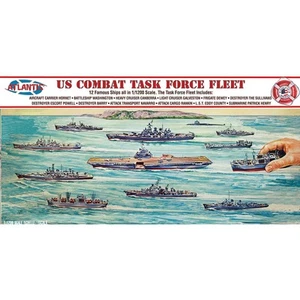 ATLANTIS TOY & HOBBY INC. US Combat Task Force Fleet 12 Ships AANR6300 Plastic - Picture 1 of 2