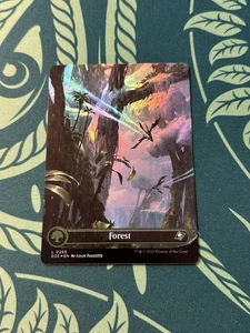 Forest 0266 Full Art Foil Land Edge Of Eternities EOE MTG Magic The Gathering - Foto 1 di 2