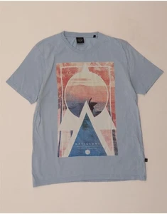 MAUI AND SONS Mens Graphic T-Shirt Top XL Blue Cotton AT08 - Picture 1 of 3