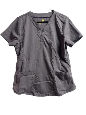 Natural uniforms modern fit luxe stretch Scrubs Solid w/pockets V Neck EUC - Image 1 of 4