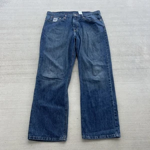 Cinch Jeans Men 38x32 White Label Dark Wash Relaxed Fit Straight Western - Picture 1 of 9
