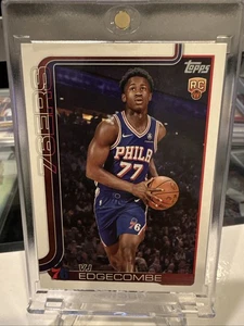 VJ Edgecombe 2025 Topps Basketball #203 RC Rookie 🔥 76ers - Bild 1 von 4