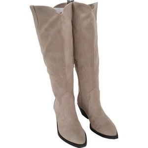 Dolce Vita Women's Kit Faux Suede Knee High Boots Stone 8.5 M - Picture 1 of 6