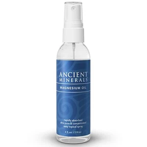 Ancient Minerals Magnesium Oil Spray Bottle of Pure Genuine Zechstein 4oz - Picture 1 of 6