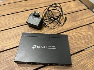 TP-Link TL-SG108E 8-Port Desktop Gigabit Unmanaged Pro Ethernet Switch - Picture 1 of 1