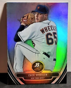 2013 Zack Wheeler Bowman Platinum Prospect #BPP5 - Mets - Picture 1 of 2