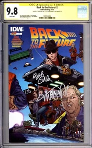 Back to the Future #2 SS CGC 9.8 - Dual Sigs signed by Michael J. Fox & Bob Gale - Bild 1 von 2