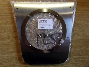 Gear lever s/s surround trim panel Mazda MX-5 mk1 JASS plain stainless MX5 NA - Picture 1 of 2