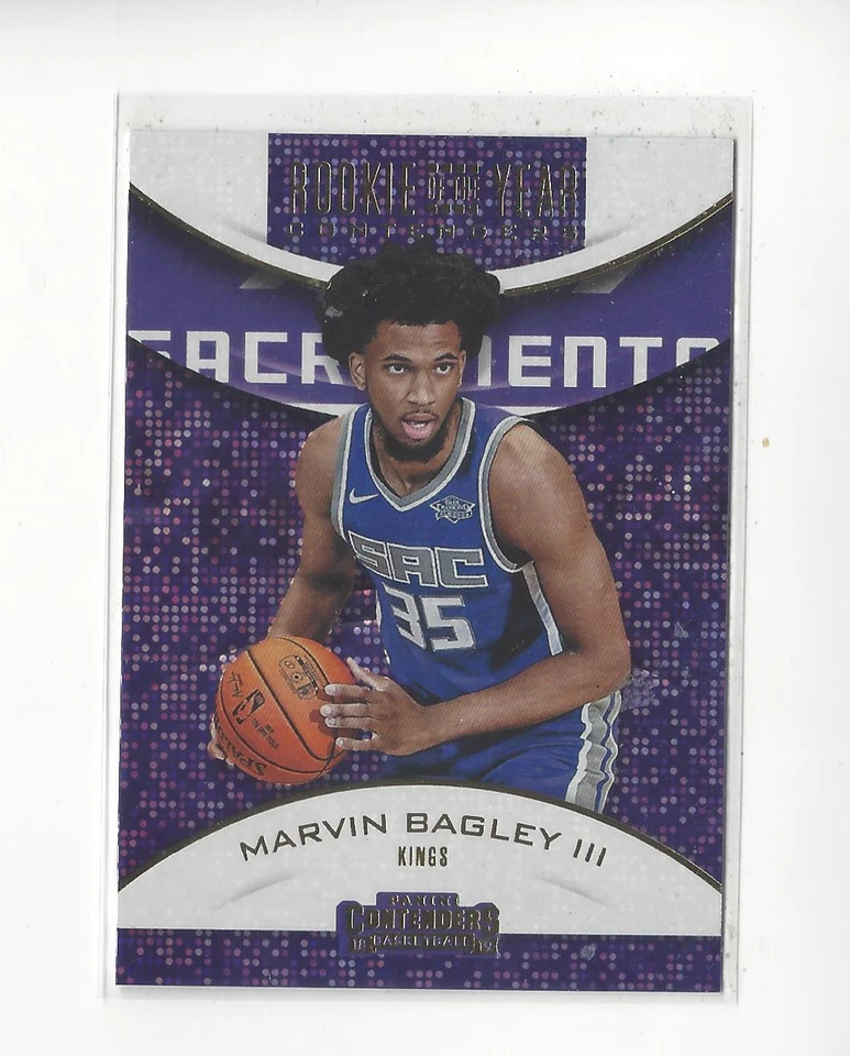 2018-19 Contenders Rookie of the Year Contenders #12 Marvin Bagley III Kings - Image 1 of 1