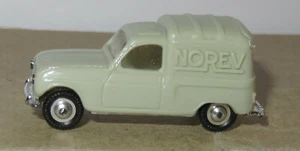 Old France 1963 MICRO NOREV HO 1/87 RENAULT 4 F4 Van Green Gray #513A - Picture 1 of 6