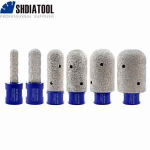 Broca de dedo de diamante 2 piezas 20 mm porcelana cerámica mármol 5/8-11 - Imagen 1 de 16