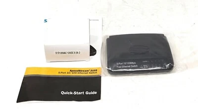 SpeedStream SS2105 5-Port Fast Ethernet Switch 10/100 Mbps - Image 1 of 4