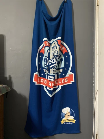 dodgers beach towel 60th Anniversary Baseball Los Angeles Cover