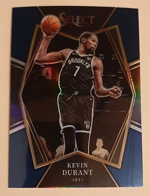 Kevin Durant 2021-22 Select  Premier Level Blue Base #135 Nets - Image 1 of 2