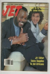 Jet Magazine Danny Glover Mel Gibson April 6, 1987 062520nonr - Picture 1 of 1