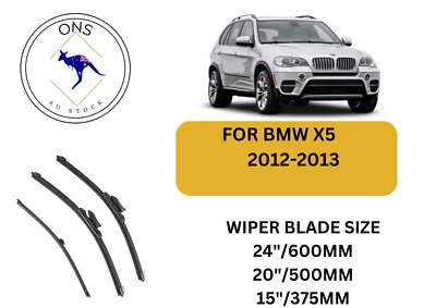 WIPER BLADES FOR BMW X5 2012-2013 (E70 FACELIFT) - image 1 of 4