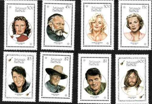 Antigua 1987 - Animadores de Hollywood - Juego de 8 estampillas - Scott #1040-7 - MNH Foto 1 de 1