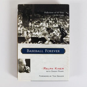 Ralph Kiner Signed Book Baseball Forever “HOF '75” - COA - Picture 1 of 5
