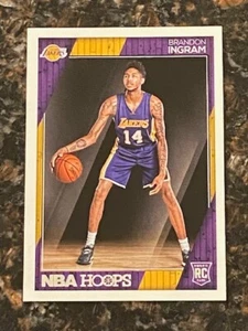 2016-17 NBA Hoops Brandon Ingram Rookie Card #262 Lakers New Orleans Pelicans RC - Picture 1 of 2