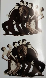 Madness side panel set Lambretta Vespa Scooter Camper Van Decal Sticker - Picture 1 of 1