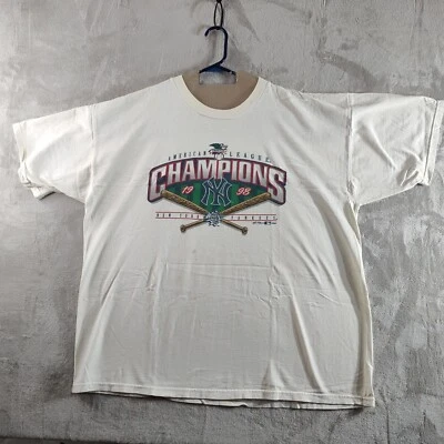 New York Yankees T-shirt men's 2XL 1998 American League Champion VTG - Image 1 of 4