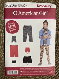 American Girl, Simplicity B8620 sz. 7-14, 2018 uncut - Picture 1 of 2