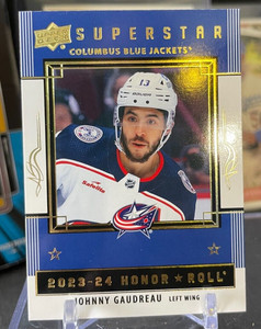 Johny Gaudreau #HR-1 2023-24 Upper Deck Star Series 1 Honor Roll
