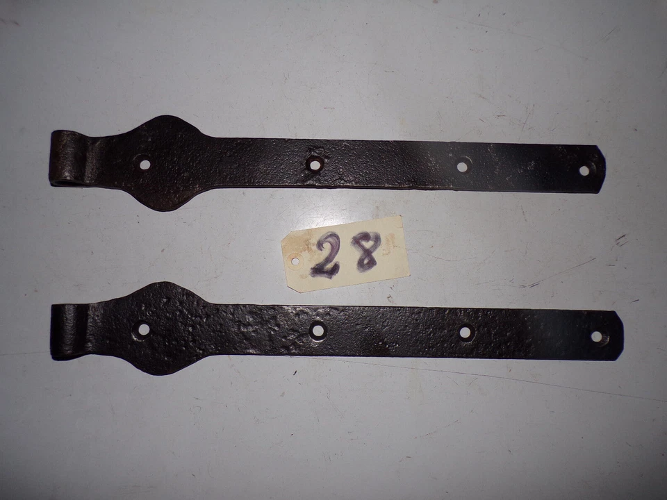 Pentures, charnières,  anciennes en fer forgé - Photo 1/1