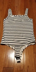 Urban Heritage Striped Bodysuit Sexy Summer Catsuit One Piece Women's Top - Picture 1 of 3