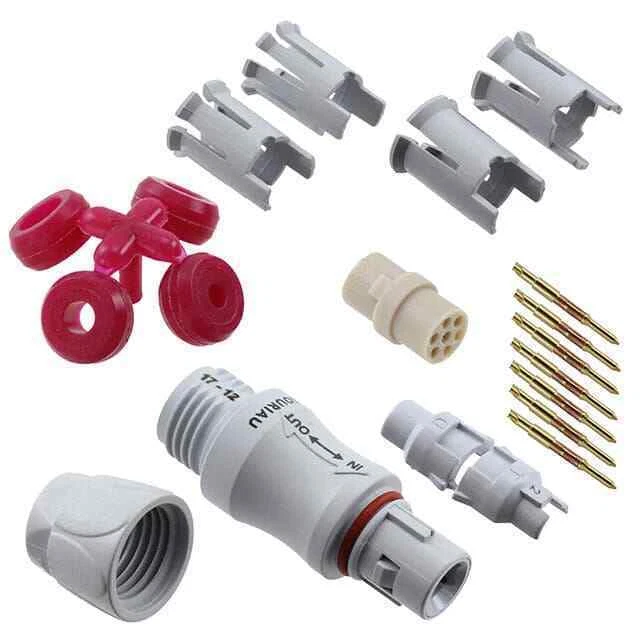 CONN PLUG MALE 7POS SOLDER CUP - Image 1 of 1