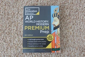 The Princeton Review AP World History: Modern Premium Prep Sixth 6th Edition - Picture 1 of 2