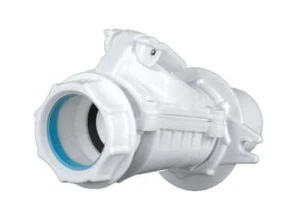 Rückstauverschluss Rückstauklappe 50 typ b weis, Rattenschutz Rohrklappe - Bild 1 von 7