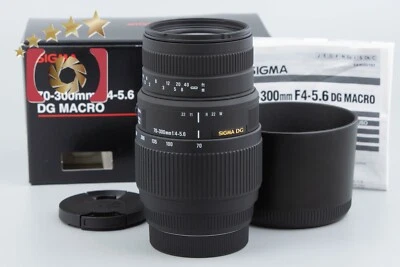 Sigma 70-300mm f/4-5.6 DG MACRO for Sony / Minolta A Mount Lens w/ Box - Image 1 of 4