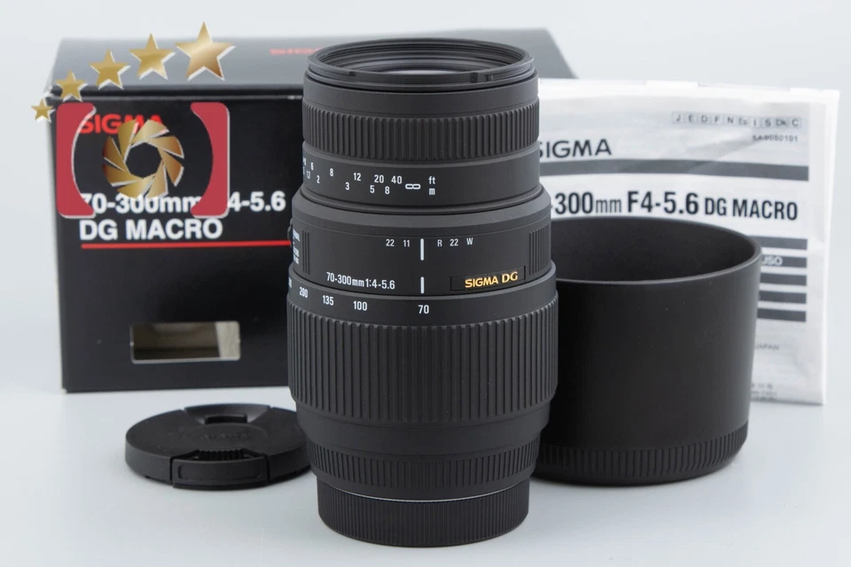 Sigma 70-300mm f/4-5.6 DG MACRO for Sony / Minolta A Mount Lens w/ Box - Image 1 of 4