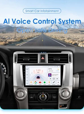 8Core Android12 Car Stereo Radio 4+32GB CarPlay GPS For Toyota 4Runner 09-19 SWC - Image 1 of 4