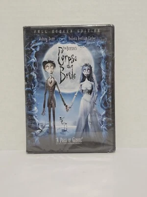Tim Burton's Corpse Bride DVD Full Screen Edition Johnny Depp Helena Bonham New - Image 1 of 2