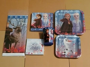 Disney Frozen 2 Birthday Party Supplies - Plates, Napkins, Table Cover, Cup New! - Picture 1 of 8