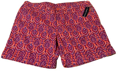 Pantalones Cortos Chinos Estampado Coral Fuego Faded Glory Talla 16 Nuevos con Etiquetas Foto 1 de 3