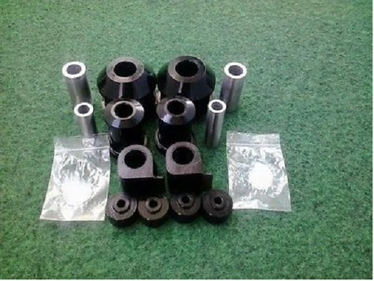 Juego de ejes delanteros Opel Calibra PU 22mm negro Vectra A Astra F casquillos de poliuretano - Imagen 1 de 1