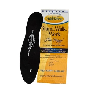 Happy Feet Plantar Fasciitis Flat Feet Orthotic High Arch Support Gel Insert ... - Picture 1 of 7