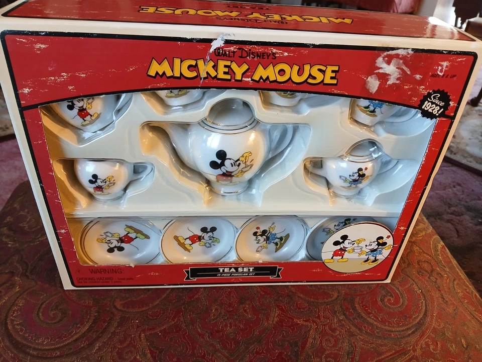 Schylling Mickey Mouse Porcelain Children's Tea Set - Image 1 of 4