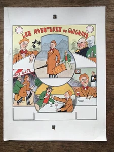 Estampe Ancienne Aventures Guignard Journal Le Bon Vivant BV02 - Foto 1 di 4